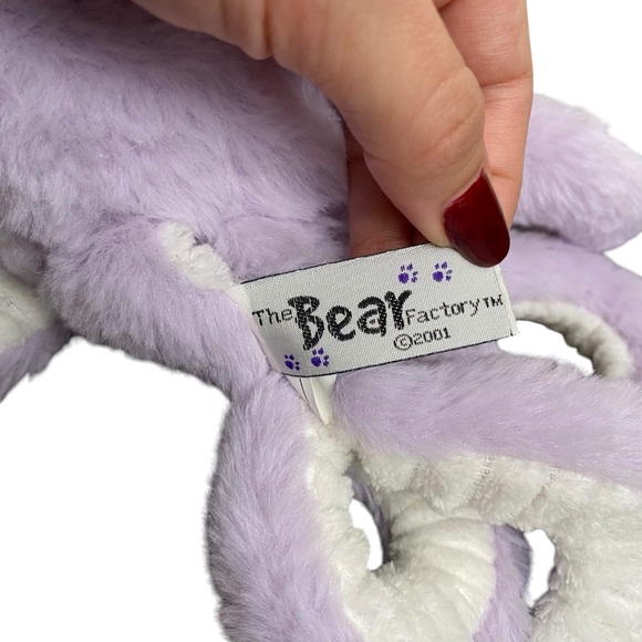 2001 Bear Factory Lilac Purple Octopus Plush Stuffed Animal - Picture 4 of 6